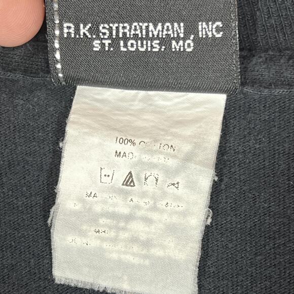 Harley-Davidson Shirt Mens Medium Black Harleys Heroes DAV Graphic Stillwater OK - Picture 8 of 11